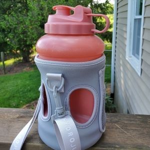 Hydrojug Blush Jug and Silver Sleeve